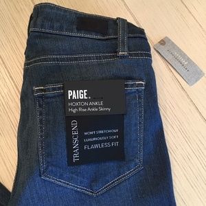 Paige High Rise Skinny Ankle Jeans NWT